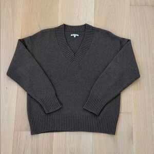 *SOLD* Reformation Jadey Cashmere Oversized V-neck Sweater